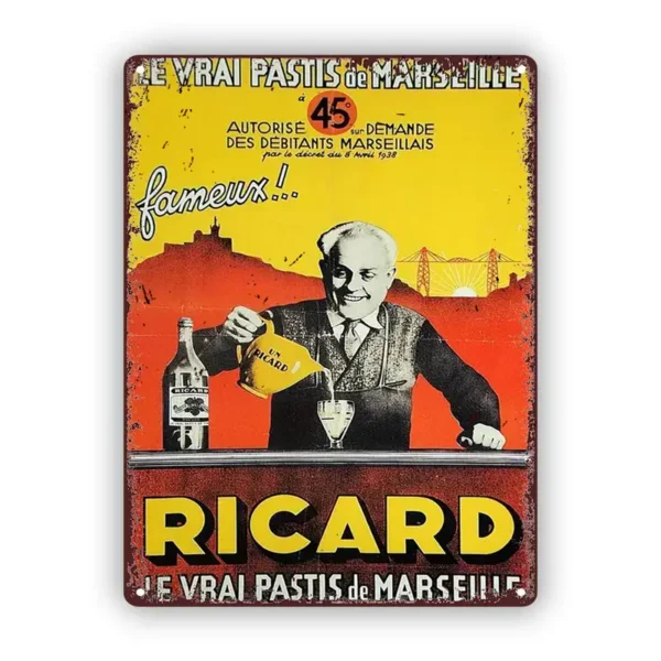 Ricard Plaque en métal – Image 2